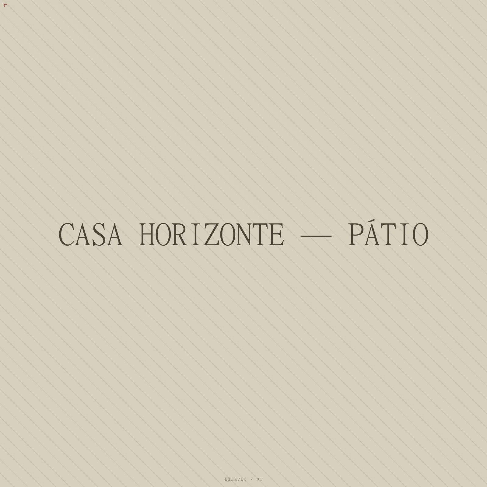 Casa Horizonte — 01
