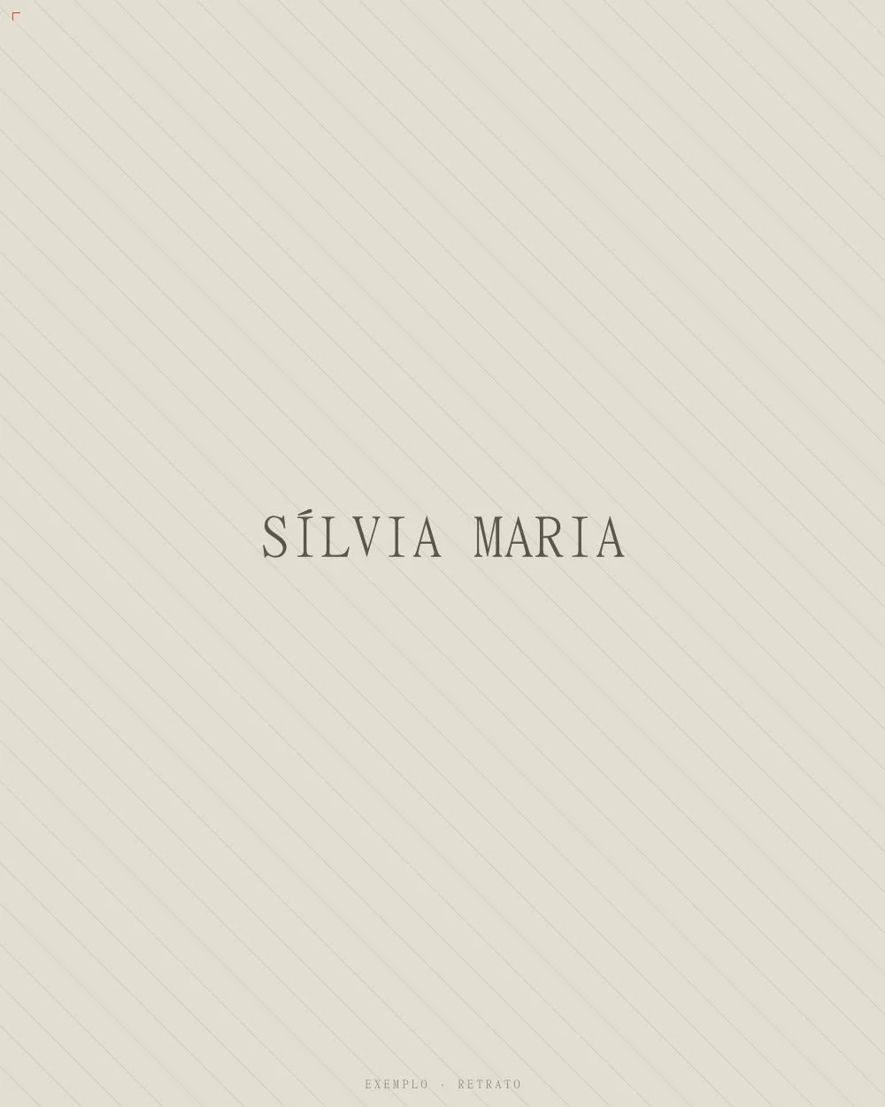 Retrato de Sílvia Maria